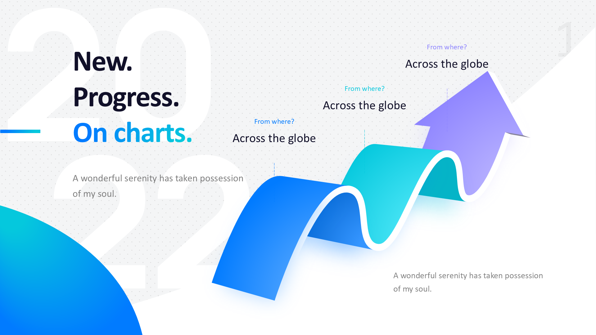Market Growth - Light slide 1